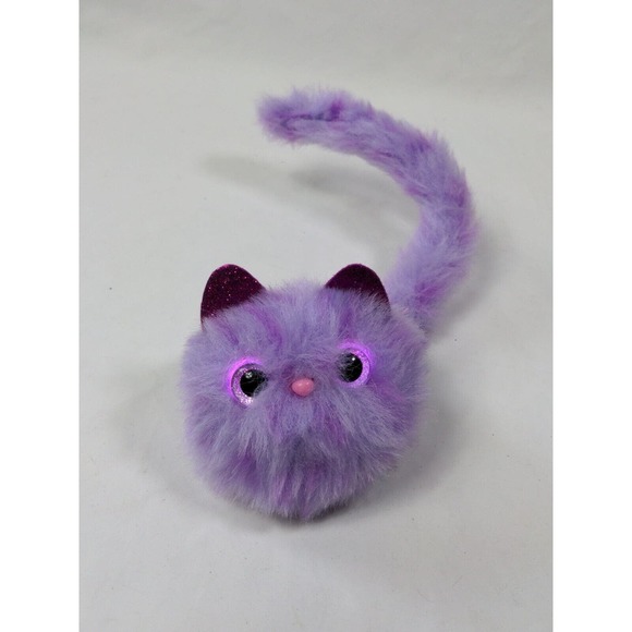 Pomsies SPECKLES - Pet Interactive Plush Cat (PURPLE) 50 Sounds/Reactions - Picture 1 of 8